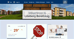 Desktop Screenshot of lillebergbrl.no