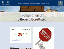 Tablet Screenshot of lillebergbrl.no